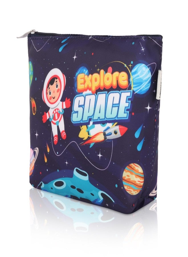 Echo Boomers Explore Space Print Crossbody Sling Bag Combo For Children | Adjustable Backpack, Waterproof, Anti-Theft, Lightweight, Travel & Outdoor Adventure Gear - Image 5