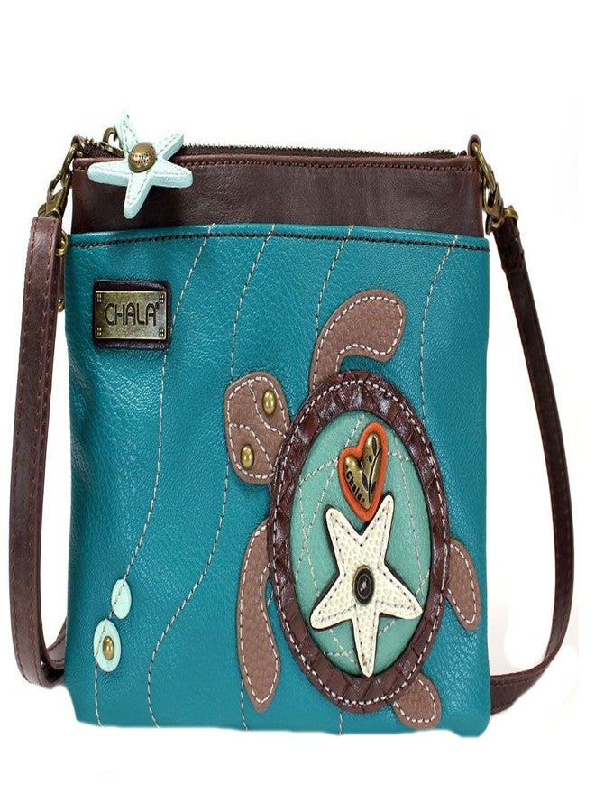 Chala Blue Sea Turtle Mini Crossbody Handbag - Image 1