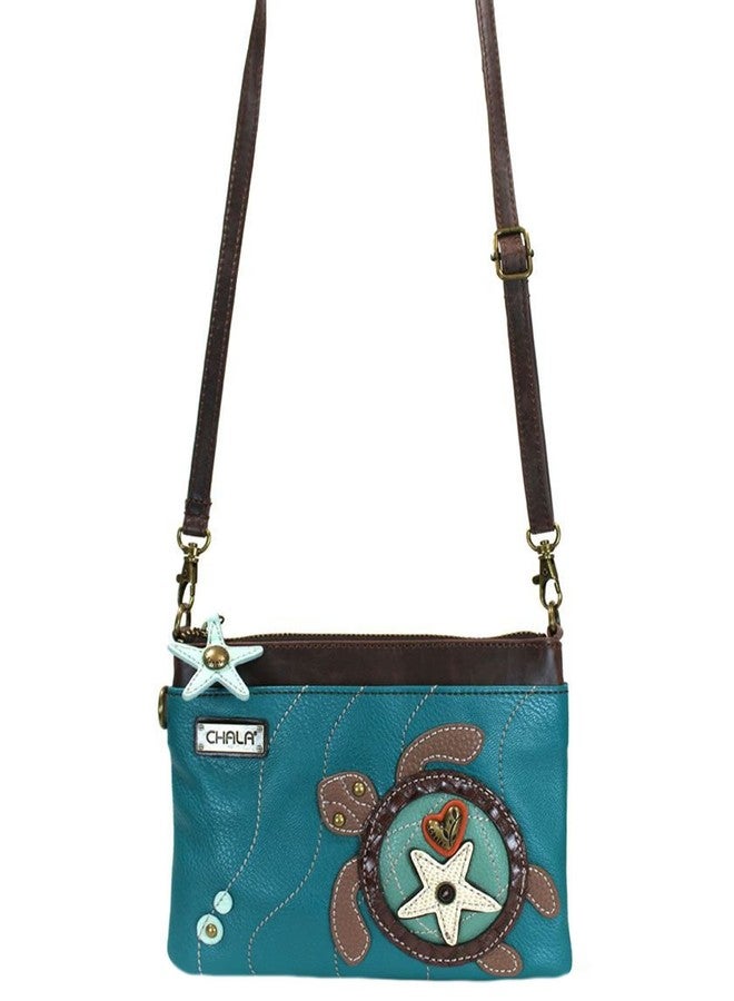 Chala Blue Sea Turtle Mini Crossbody Handbag - Image 4