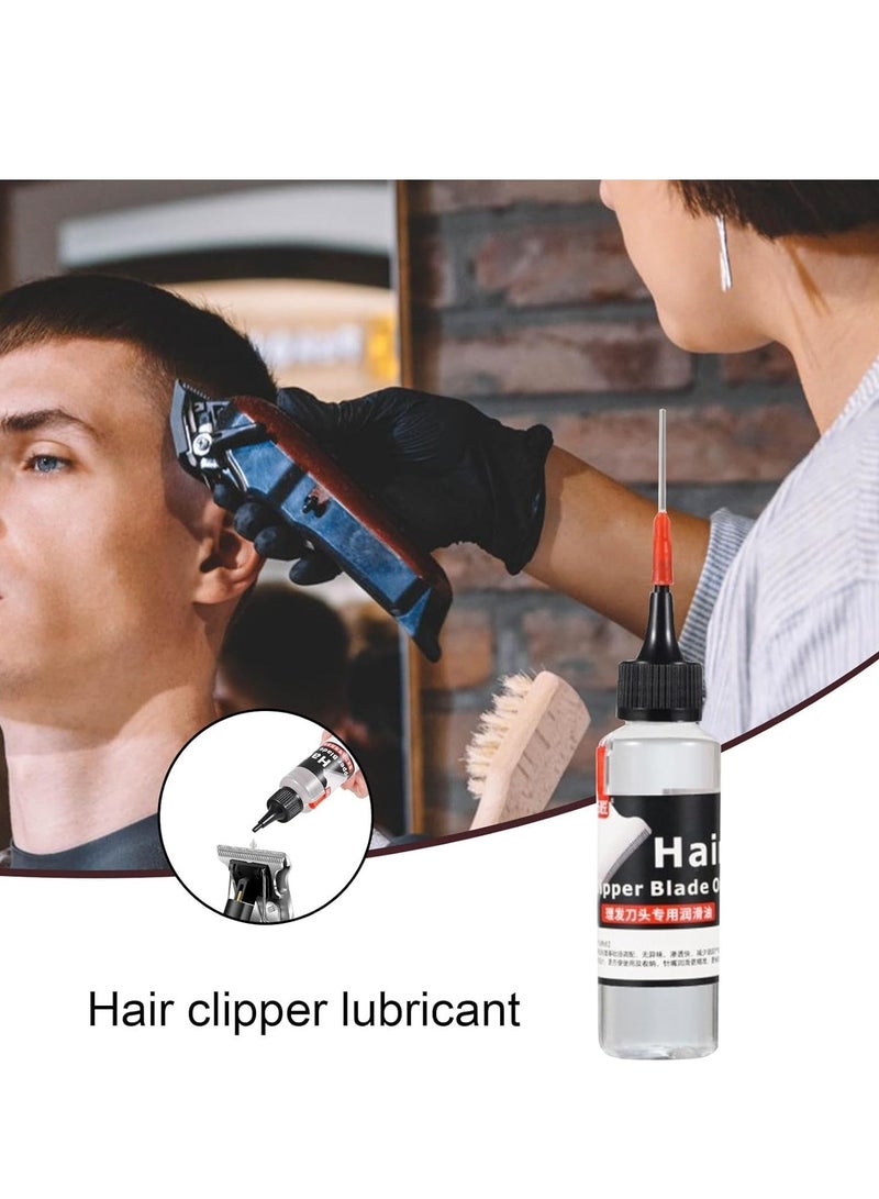 زيت تشحيم ماكينة قص الشعر وتشذيب الشعر الاحترافية لمنع الصدأ - زجاجة 60 مل - Image 3