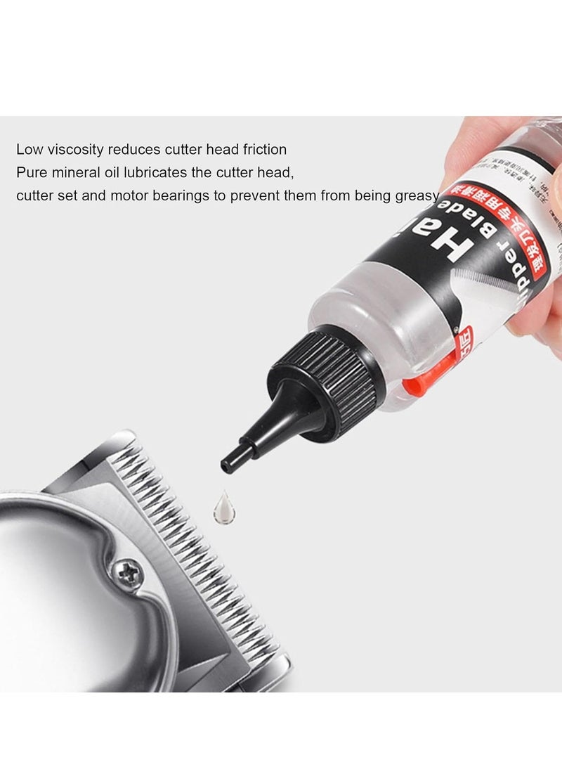 زيت تشحيم ماكينة قص الشعر وتشذيب الشعر الاحترافية لمنع الصدأ - زجاجة 60 مل - Image 4