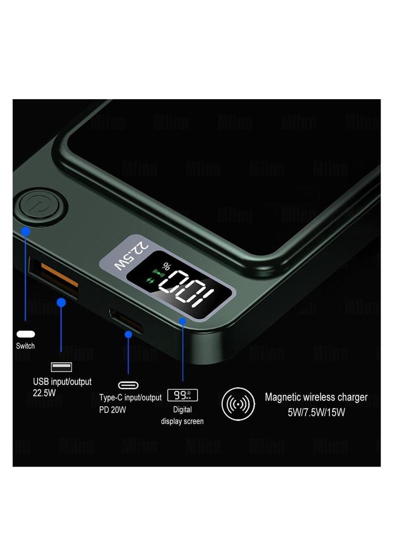 Raxoom Magsafe Magnetic Power Bank Wireless Charger 22.5W Fast Charging External Auxiliary Spare Battery - Image 4