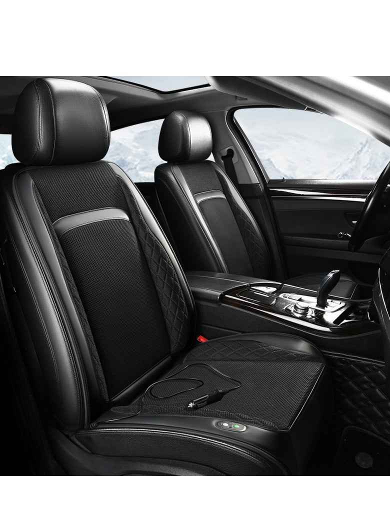 DUNISO Cooling Car Seat Cover,12V Circulation Ventilation Cooling Car Front Seat Cushion, Breathable Car Protection Seat Cushion,With 16 Fan，3 Speed Wind Speed Regulation，Wear Resistant And Anti Slip, Suitable for All Seasons Suitable For Most Car Seats  - Image 2