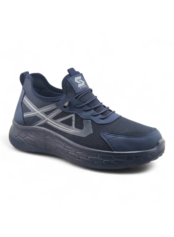 Stone Lightweight Knitted Sneakers