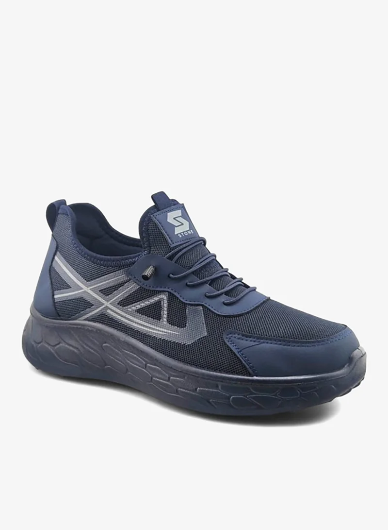 Stone Lightweight Knitted Sneakers