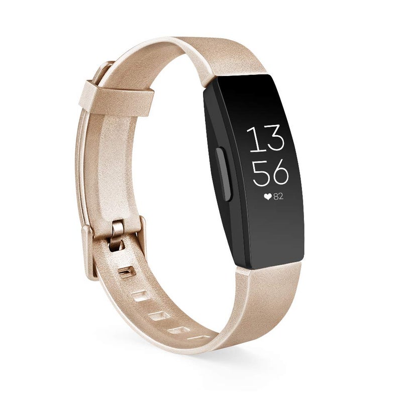 AK [3 عبوات] أشرطة TPU ناعمة متوافقة مع Fitbit Inspire 2 / Fitbit Inspire HR / Fitbit Inspire / Fitbit Ace 2 أساور رياضية مقاومة للماء لـ Fitbit Inspire HR (01 وردي ذهبي / ذهبي / فضي، كبير) - Image 3
