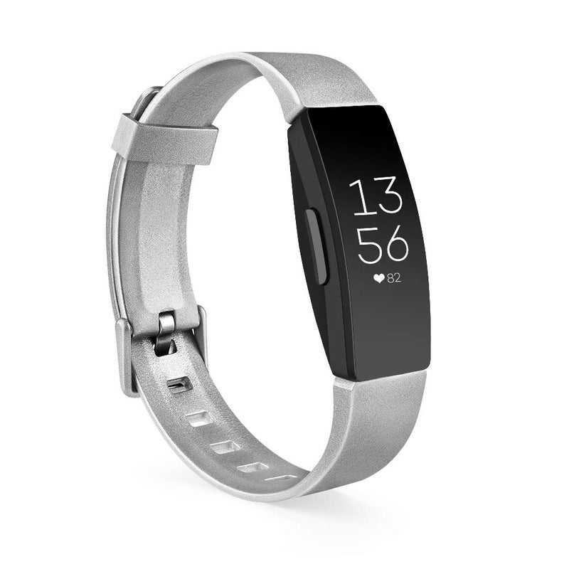 AK [3 عبوات] أشرطة TPU ناعمة متوافقة مع Fitbit Inspire 2 / Fitbit Inspire HR / Fitbit Inspire / Fitbit Ace 2 أساور رياضية مقاومة للماء لـ Fitbit Inspire HR (01 وردي ذهبي / ذهبي / فضي، كبير) - Image 4