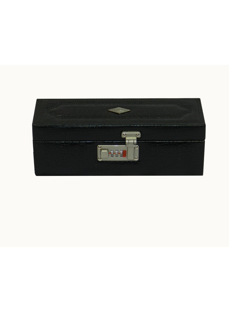 LAVERI LEATHER Laveri Genuine Leather Bracelet Jewelry Box with 1 Removable Rolls - Holder Stores Bracelets, Bangles & Watches Bangle Vanity Box REMOVABLE Vanity Box Removable Vanity Box  - Image 2