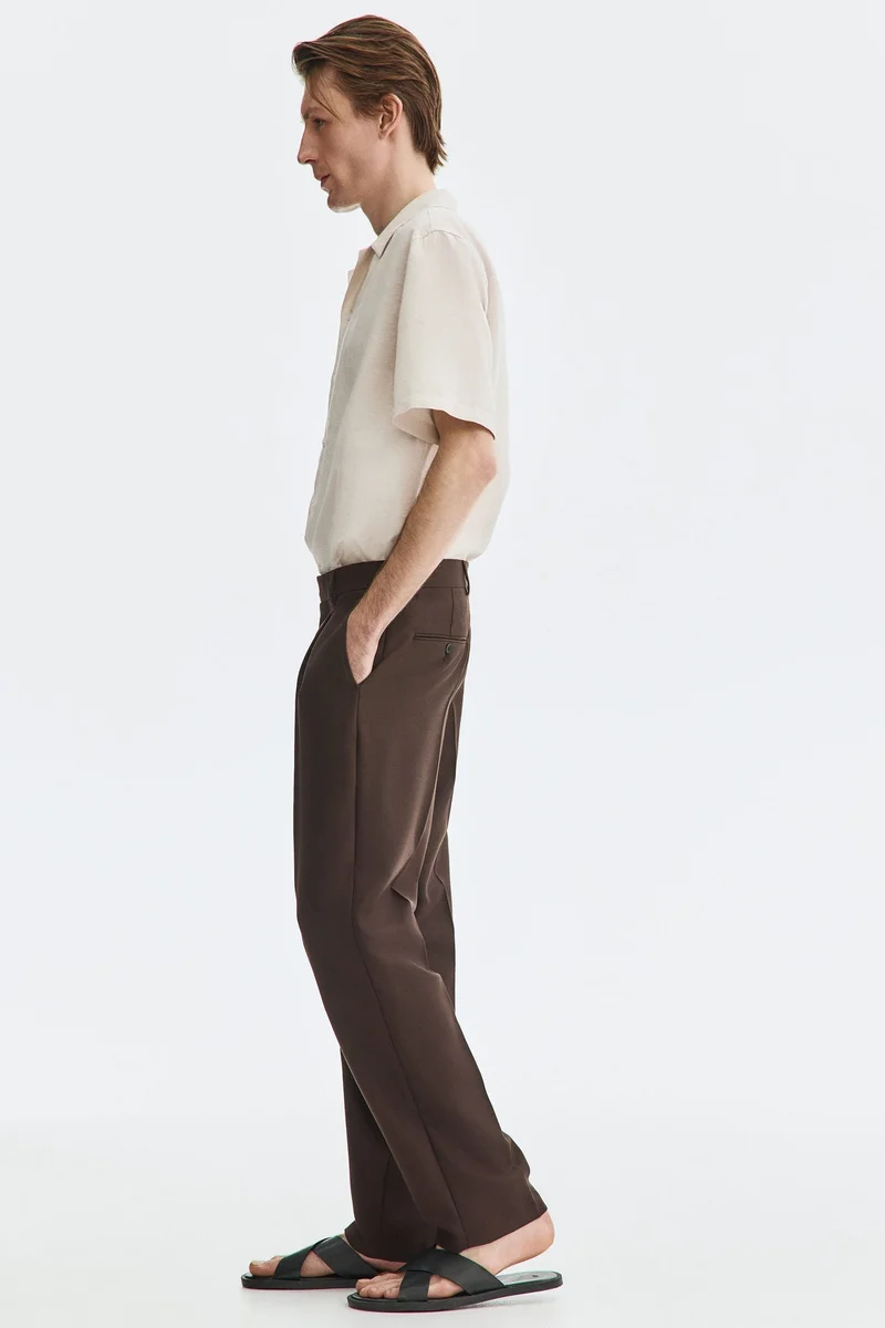 H&M Relaxed Fit Linen-blend resort shirt