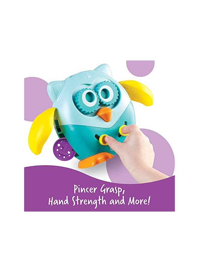 Learning Resources Resources Hoot The Fine Motor Owl, Color, Shapes And Number Development, Scissor Skills, 6 Pieces, Ages 18 Months + - Image 3