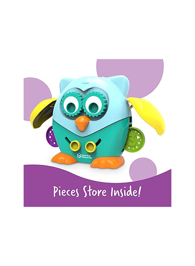 Learning Resources Resources Hoot The Fine Motor Owl, Color, Shapes And Number Development, Scissor Skills, 6 Pieces, Ages 18 Months + - Image 5