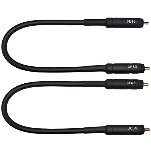 CNCESS CESS-111-6i RCA Preamp Jumpers Male to Male Patch Cable, 2 Pack (6 Inches) - Image 5
