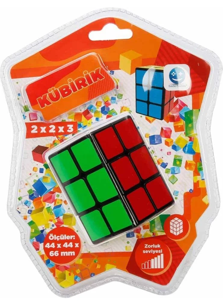 Sunman Smile Games Rectangular Patience Intelligence Cube 4.4x4.4x6.6 cm