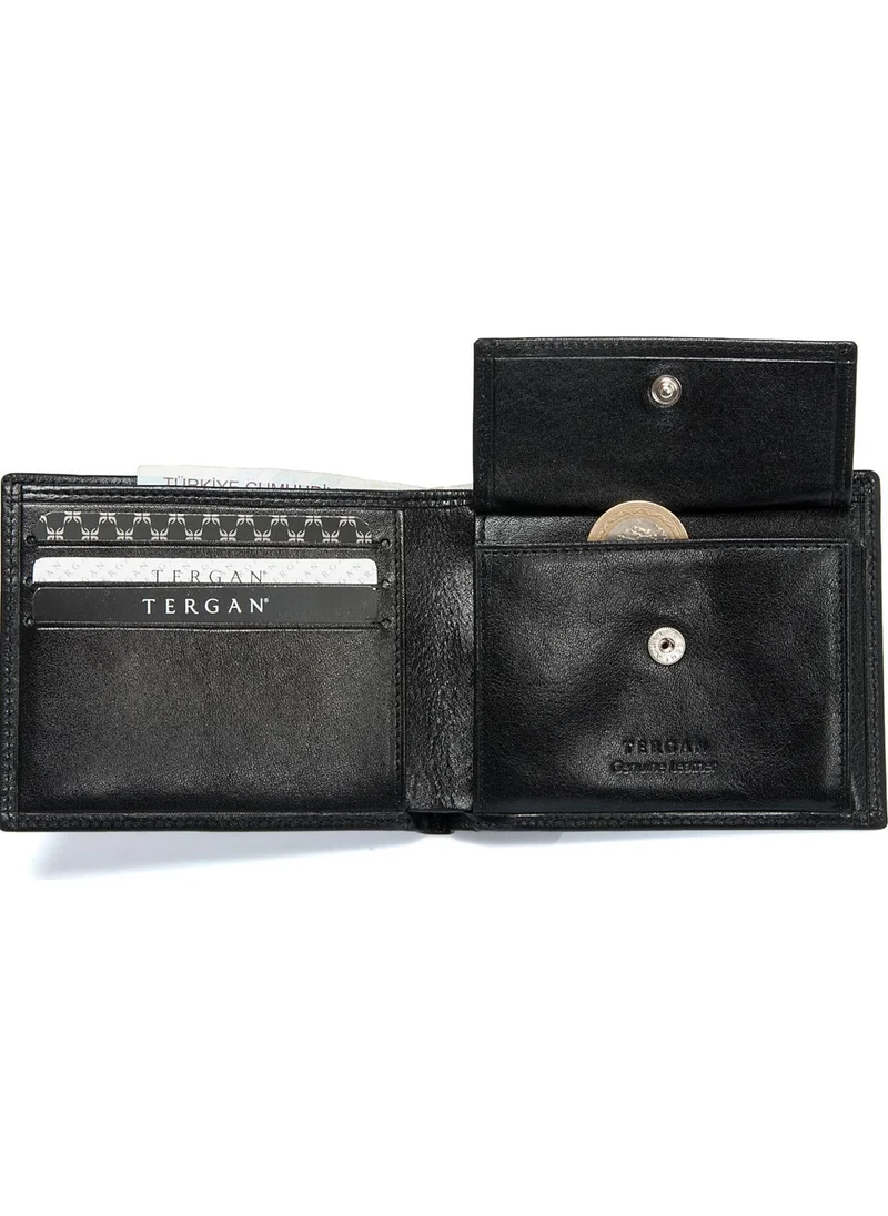 Tergan Black Leather Men's Wallet 01483A97