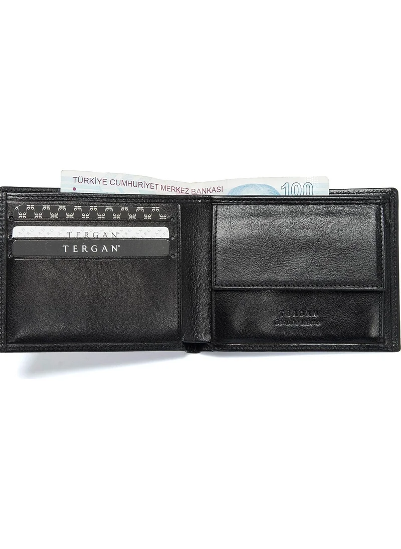 Tergan Black Leather Men's Wallet 01483A97
