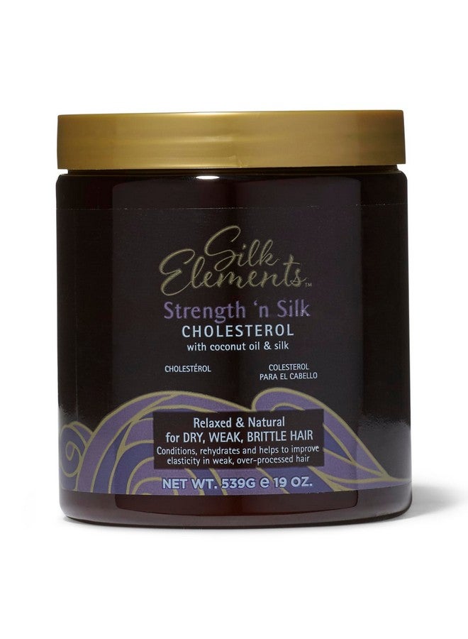 Silk Elements Mega Cholesterol Conditioning Treatment, Deep Conditioning, Strengthens Hair, Infused With Silk Proteins - Image 1