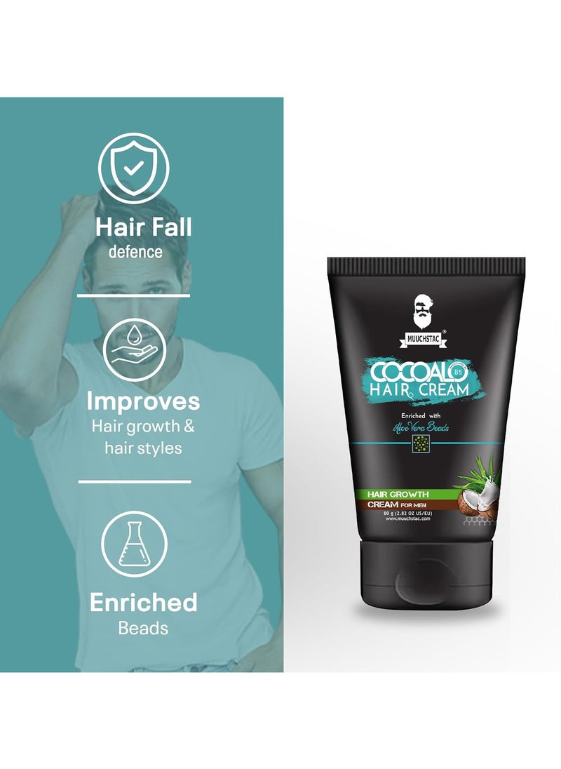 MUUCHSTAC Muuchstac Cocoalo Hair Cream Pack of 1, 80g  - Image 2