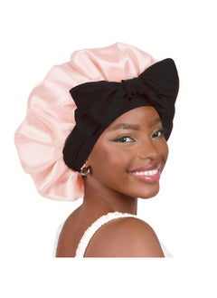 MX single-layer black ribbon - coral pink