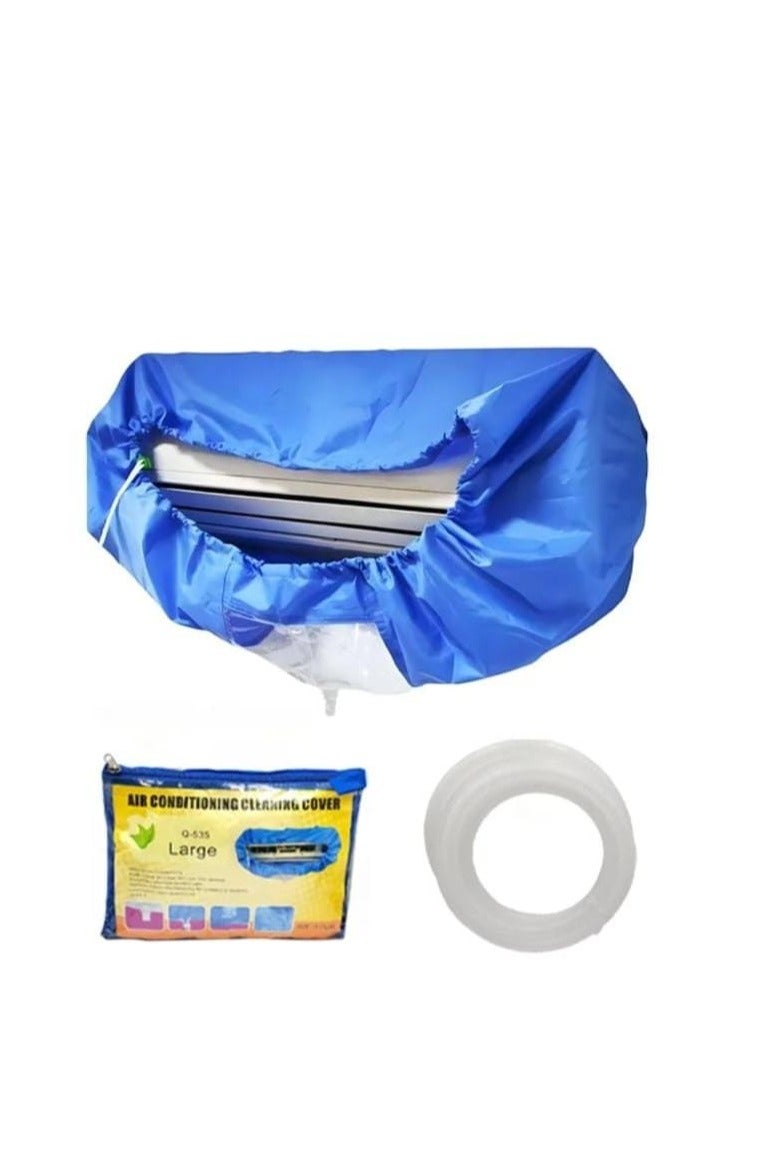 طقم غطاء تنظيف مكيف الهواء مع خرطوم تصريف - حجم كبير لصيانة مكيف الهواء المنفصل - Image 1