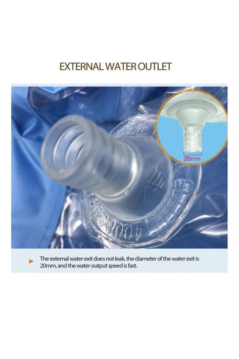 طقم غطاء تنظيف مكيف الهواء مع خرطوم تصريف - حجم كبير لصيانة مكيف الهواء المنفصل - Image 3