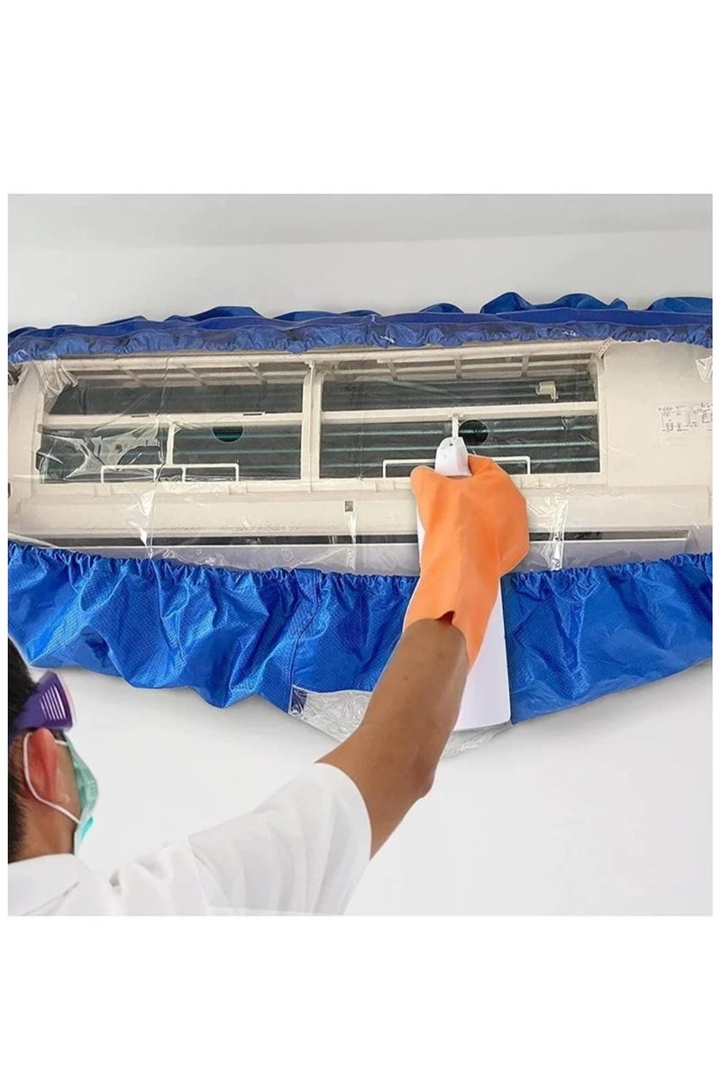 طقم غطاء تنظيف مكيف الهواء مع خرطوم تصريف - حجم كبير لصيانة مكيف الهواء المنفصل - Image 4