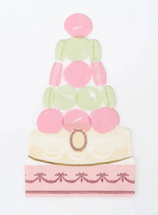 Meri Meri Laduree Paris Macaron Pyramid Napkins