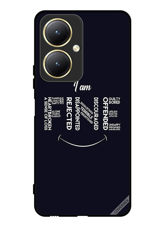 Covernex Protective Case Cover For vivo Y27 4G Calligraphy I Am Fine  - Image 1