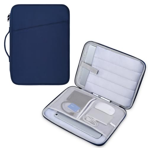 CASEDAO 13 inch Laptop Case Sleeve Compatible with 2026-2022 MacBook Air 13-Inch M5 A3449 / M4 A3240 / M3 A3113 / M2 A2681, Apple New MacBook Air 13.6 Shockproof Protective Bag - Blue - Image 1