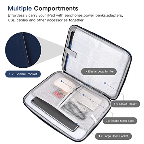 CASEDAO 13 inch Laptop Case Sleeve Compatible with 2026-2022 MacBook Air 13-Inch M5 A3449 / M4 A3240 / M3 A3113 / M2 A2681, Apple New MacBook Air 13.6 Shockproof Protective Bag - Blue - Image 4