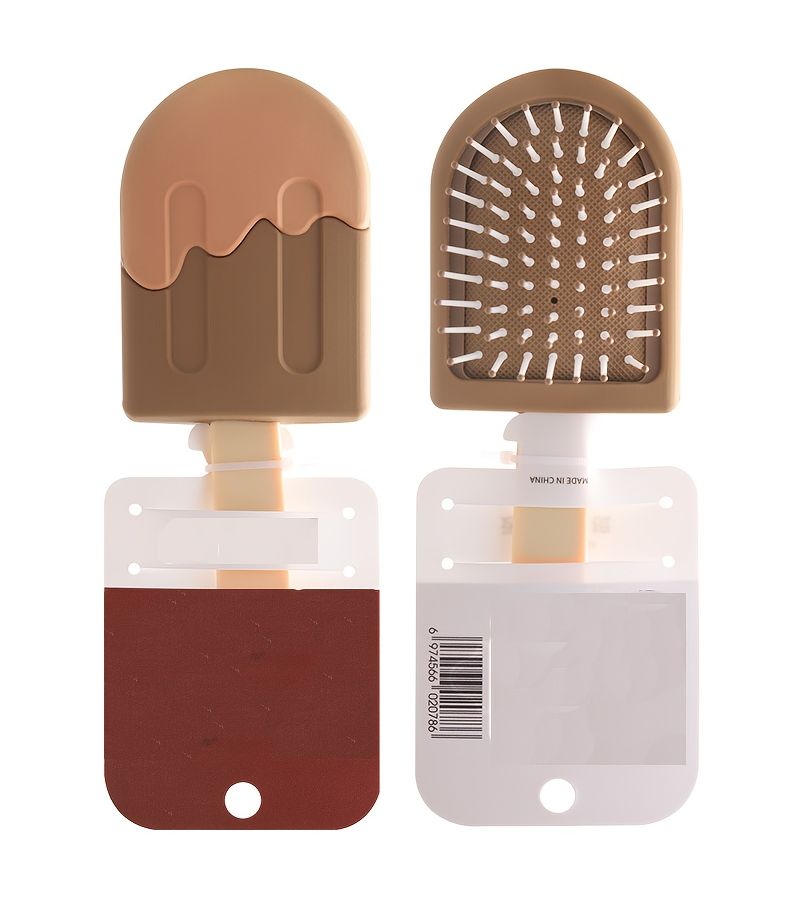 1 Piece Personalized Air Cushion Comb Color A High End For Curly And Straight Hair Tangle Free Excellent Combing Effect Multiple Colors Customizable Text Nylon Bristles Abs Plastic Handle - Image 5
