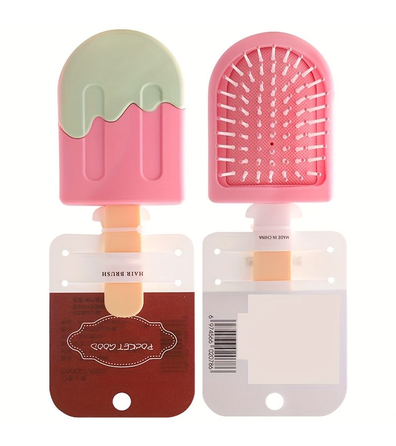 1 Piece Personalized Air Cushion Comb Color A High End For Curly And Straight Hair Tangle Free Excellent Combing Effect Multiple Colors Customizable Text Nylon Bristles Abs Plastic Handle - Image 4