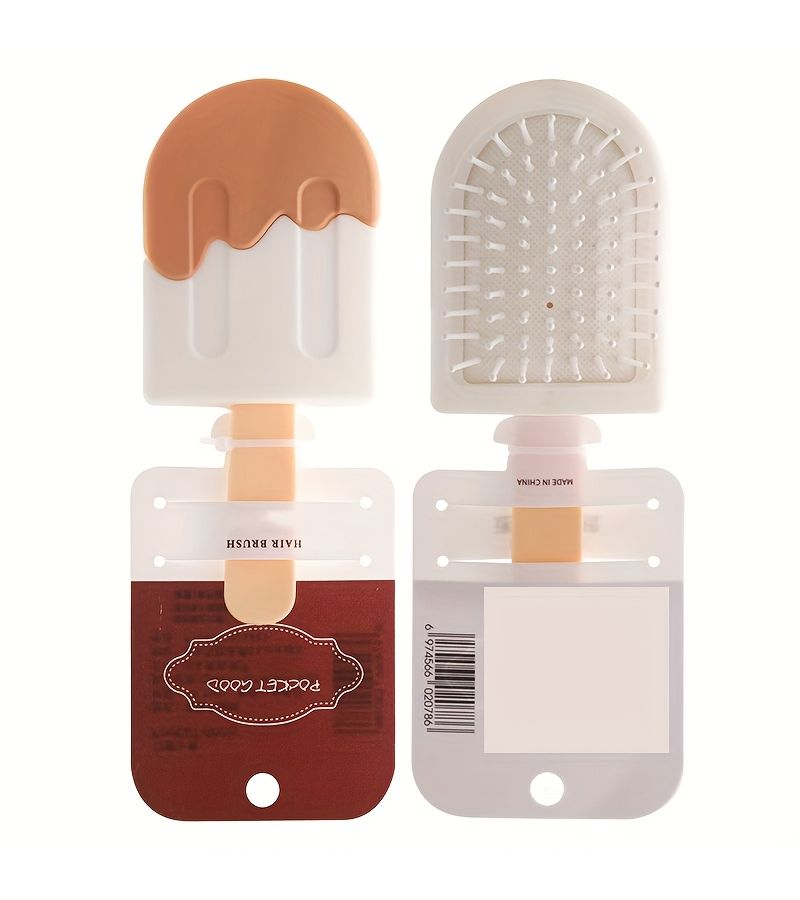 1 Piece Personalized Air Cushion Comb Color A High End For Curly And Straight Hair Tangle Free Excellent Combing Effect Multiple Colors Customizable Text Nylon Bristles Abs Plastic Handle - Image 1