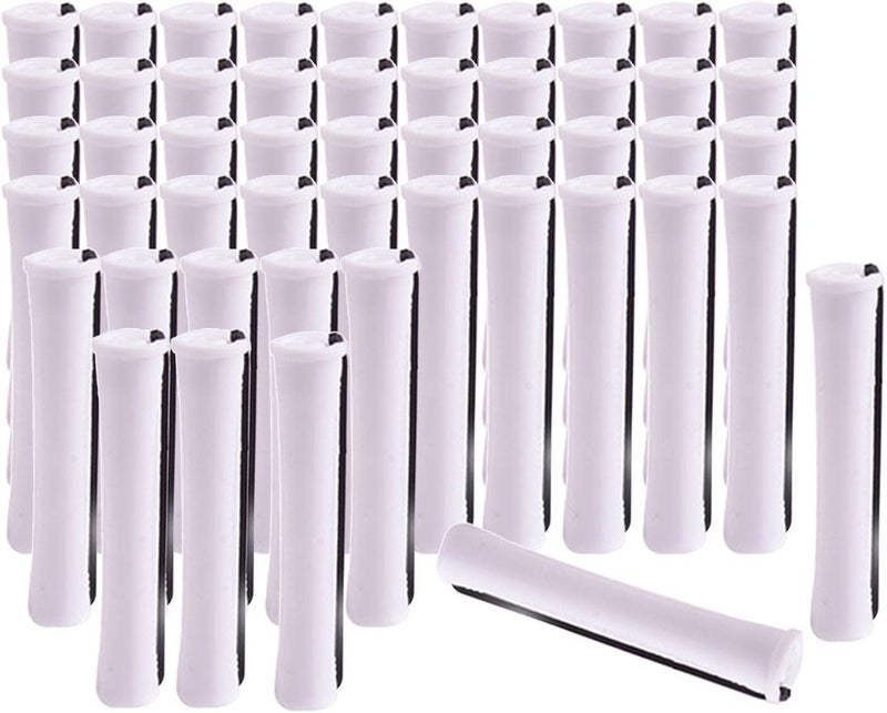klarako Cold Wave Perm Rods Curling Hair Long Short Hair Small Medium Large Size Heatless tural Rollers Women 1Pack Styling Hairdressing Tools - 50Pcs 1.6cm - Image 1