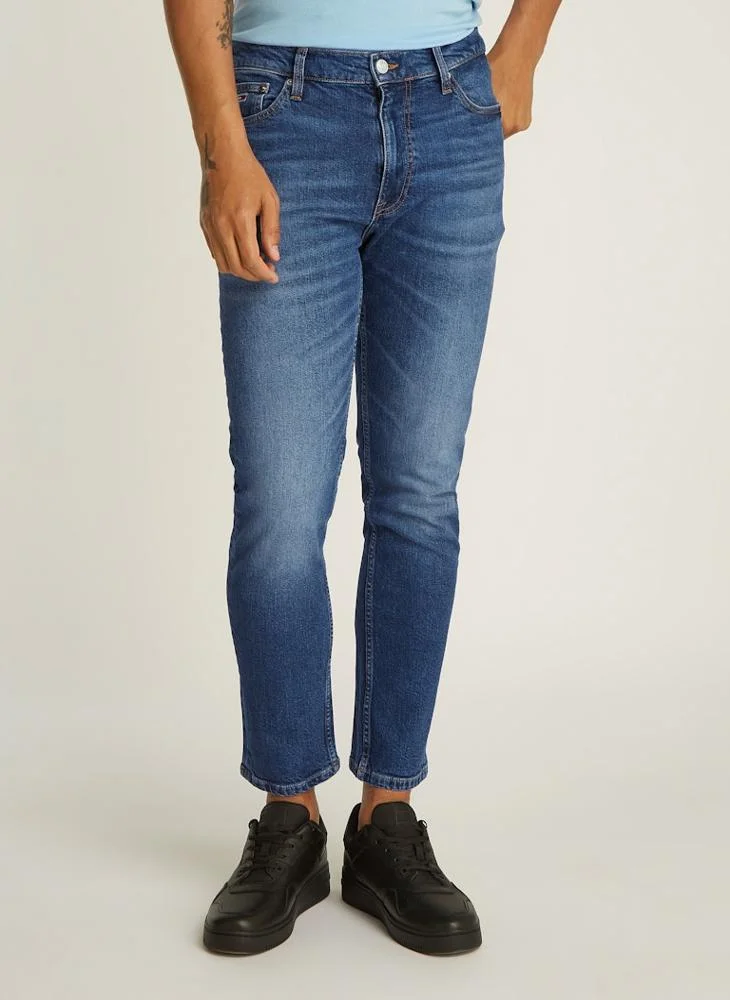 TOMMY JEANS Straight Fit Light Wash Jeans