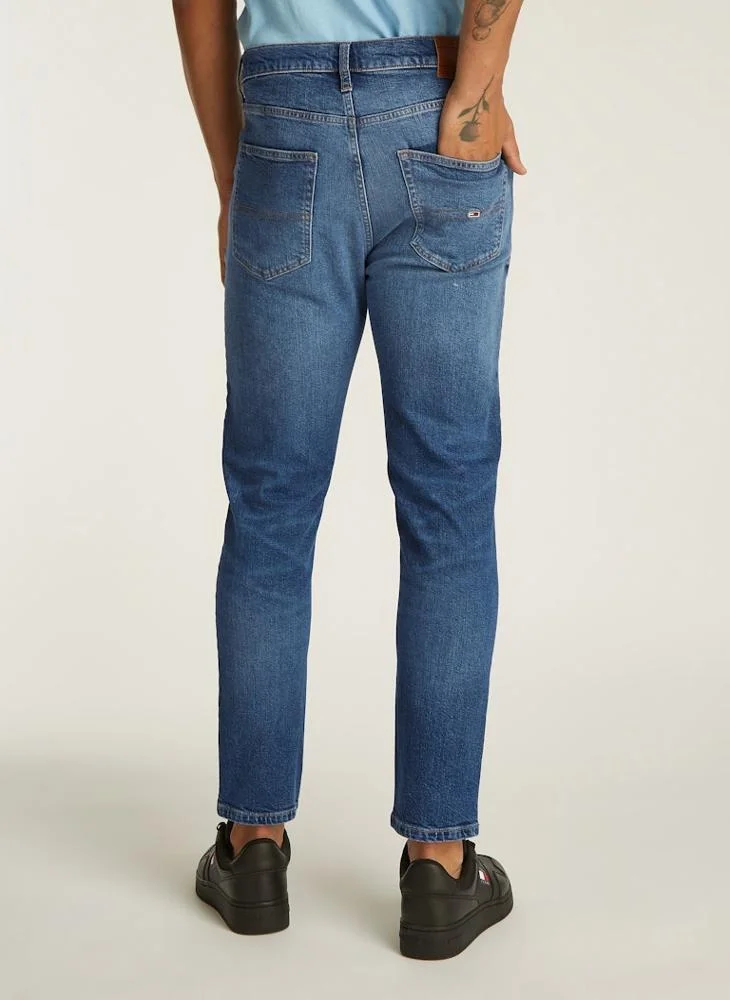 TOMMY JEANS Straight Fit Light Wash Jeans