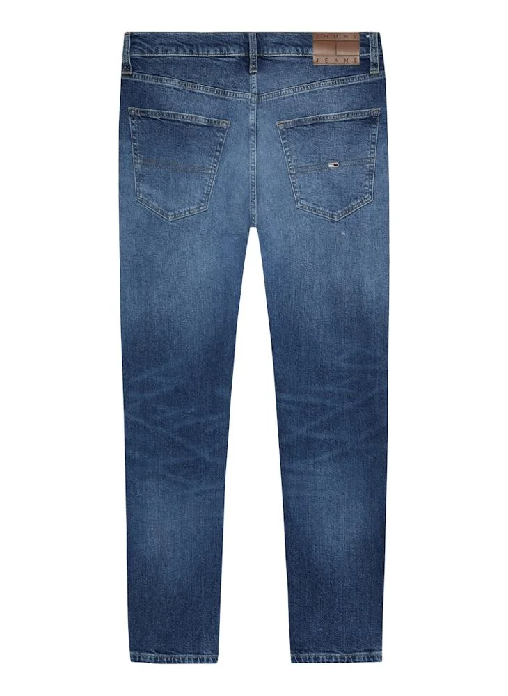 تومي جينز Straight Fit Light Wash Jeans