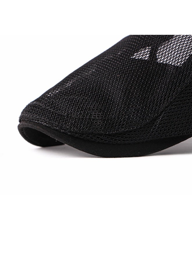 Men Breathable Adjustable Mesh Summer Hat Newsboy Beret Ivy Cap Cabbie Flat Cap  - Image 4