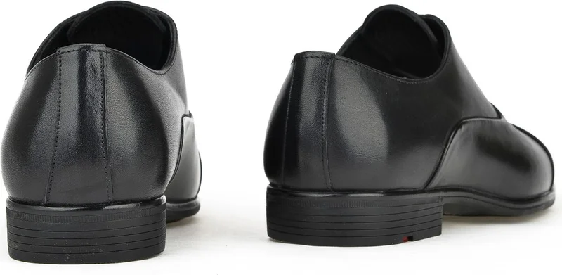 زيا , Men's Genuine Leather Small Size Shoes 141745Z41191 Black