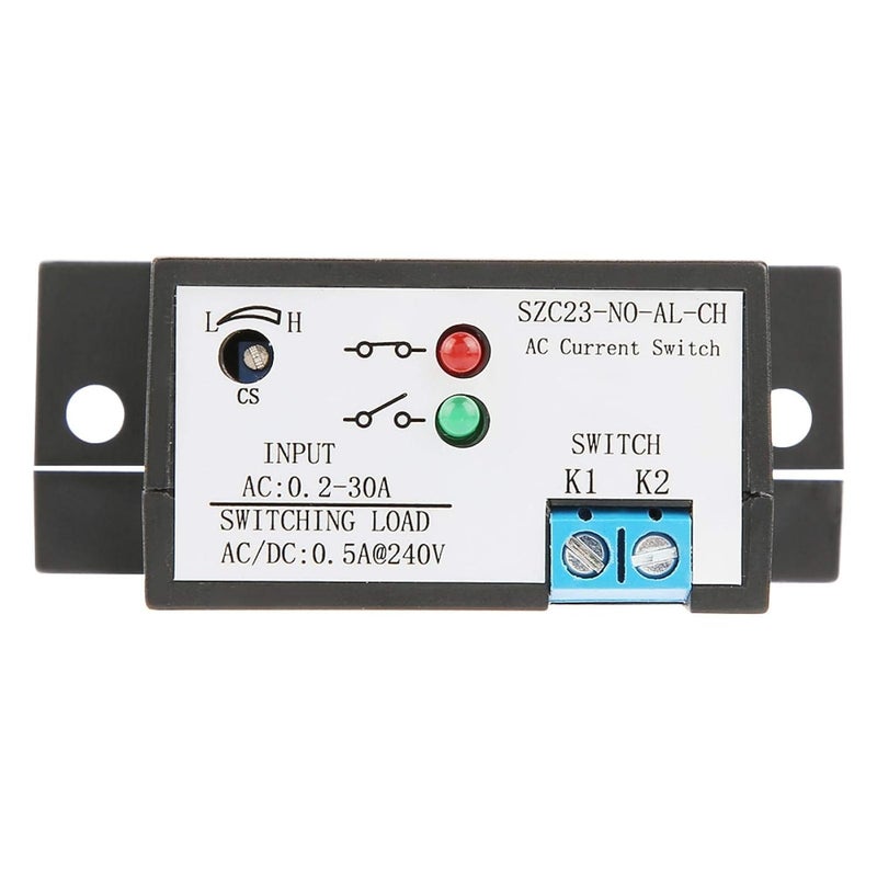 Heayzoki مفتاح استشعار التيار مفتوح عادة قابل للتعديل AC 0.2-30A SZC23-NO-AL- - Image 1