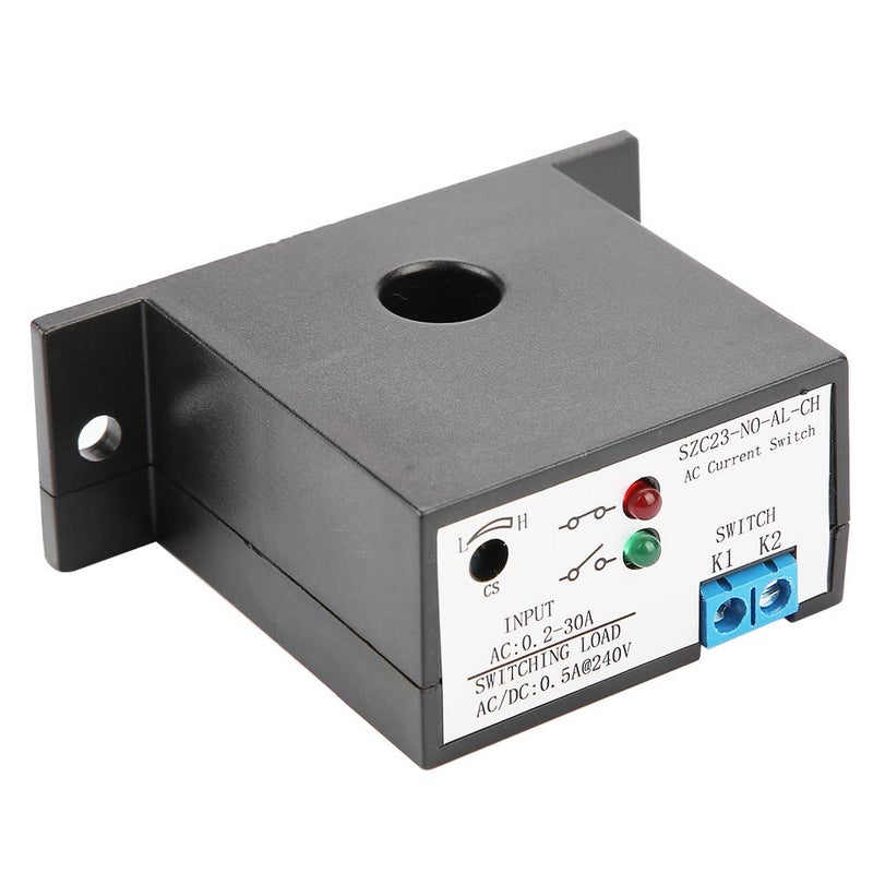 Heayzoki مفتاح استشعار التيار مفتوح عادة قابل للتعديل AC 0.2-30A SZC23-NO-AL- - Image 5