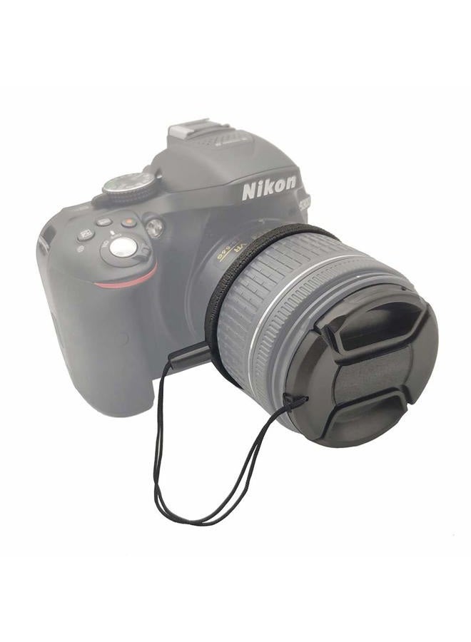 ULBTER 40.5mm Lens Cap Cover for Sony E-Mount 16-50mm F3.5-5.6 Lens for Sony a6600 a6500 a6400 a6300 s6100 a6000 a5100 a5000 with Keeper, Lens Cap & Lens Cover Leash -2 Pack - Image 3