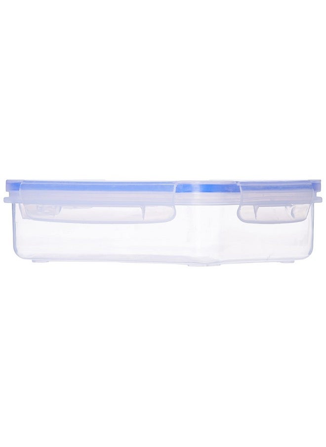Aristo - Aristo Lock & Fresh 210 Plastic Storage Container For Storing Snacks, multipurpose use - 700 ML, Transparent Clear, medium (LOCK&FRESH210) (19 x 13 x 5.5cm) - Image 1