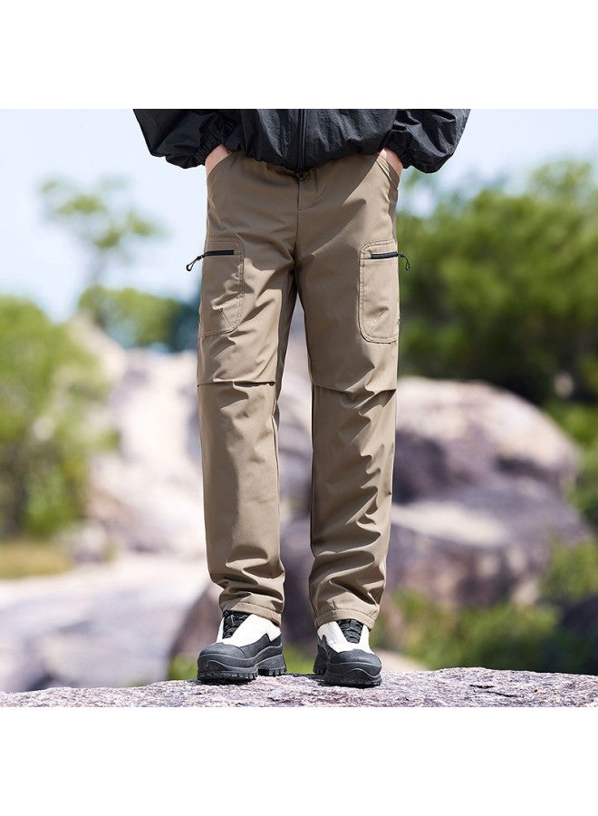 Fapai Unisex Down Pants Outdoor Casual Workwear Silhouette Warm Down Trousers - Image 4