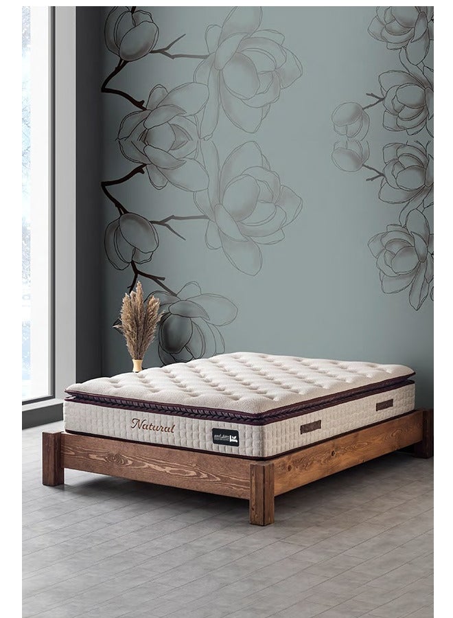 أمسى مرتبة ناتشورال - بوكت معزول لدعم الجسم وراحة متوازنة - مثالية للنوم العميق والهادئ بتصميم عصري - Image 2