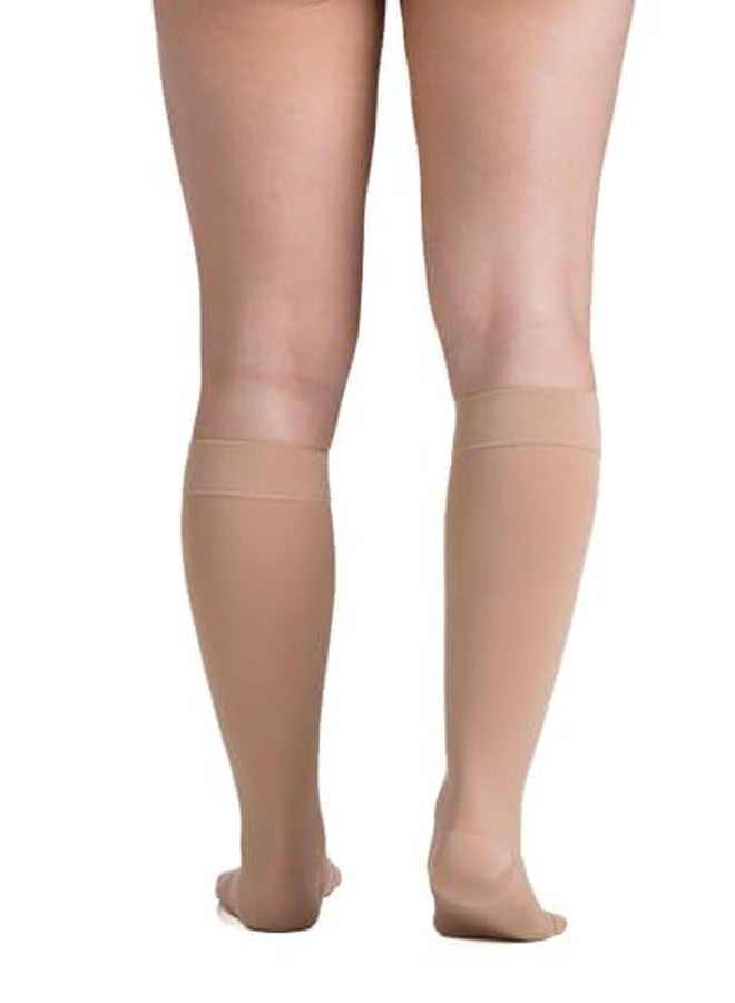 EvoNation Men & Women Knee-High Open Toe 20-30 mmHg Graduated Compression Opaque Socks - Firm Pressure Compression Garment - Image 3