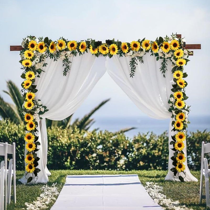 Beferr Sunflower Garlands Decor-2 Pack 7.5ft/PCS - Image 5