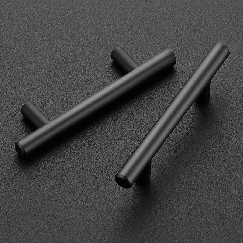 JOY DECOR 30 Pack 5 Inch Cabinet Pulls Kitchen Cabinet Handles with 3 Inch Hole Center Matte Black Cabinet Hardware Stainless Steel Kitchen Drawer Pulls for Cabinets Cupboard, 76mm Hole Centers - Image 2