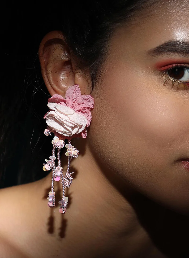 SOHI Blosselle Artificial Drop Earring Jewellery
