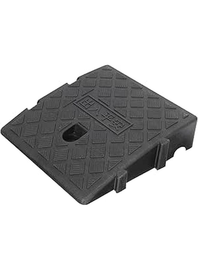 10 Pcs Plastic Threshold Ramp Mat Non Slip Curb Slope Pads For Driveway Patio Mobility Aid 25x27x7cm Outdoor Use - Image 1