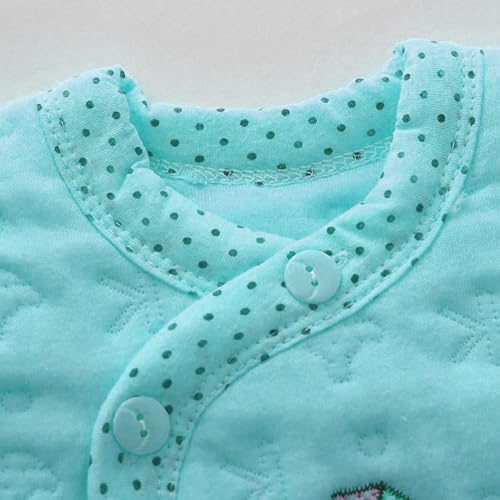 Fancy Walas New Born Baby Winter Wear - 2 Pcs 100% Cotton Solid Baby Boys Girls Unisex Suit, First Gift For New Born Clothing Set (0-6 months, Sky) - Image 2